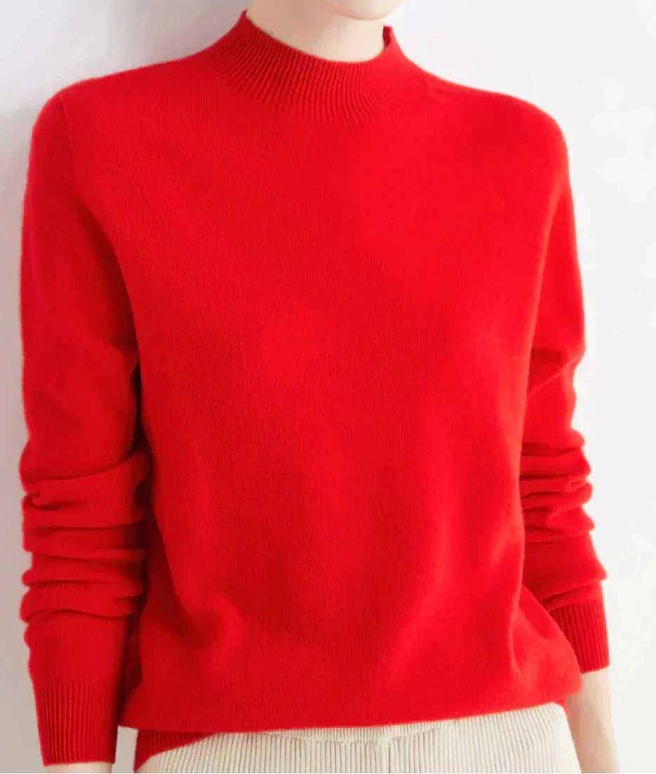 Clara – Klassischer Kaschmir Damenpullover
