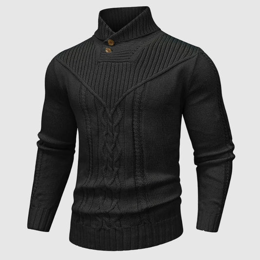 Henry – Textured Knit Pullover Sweater for Men