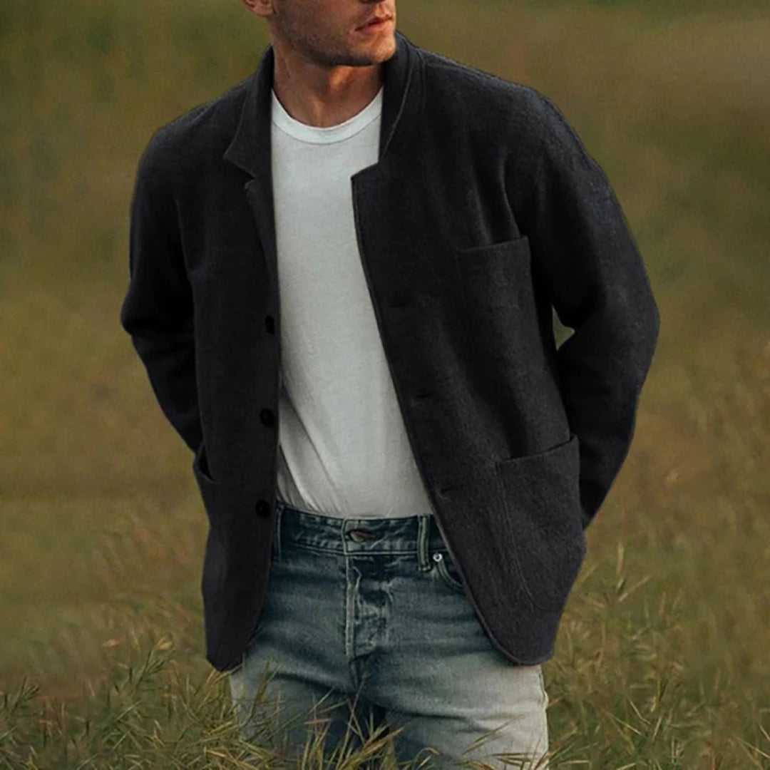 Felix - Herren Freizeitjacke mit Knopfleiste