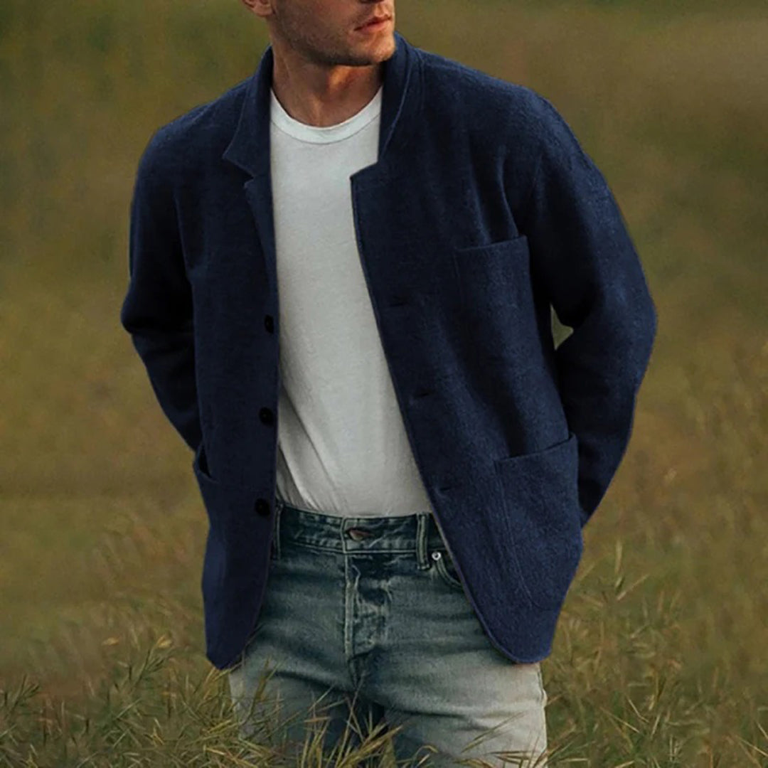 Felix - Herren Freizeitjacke mit Knopfleiste