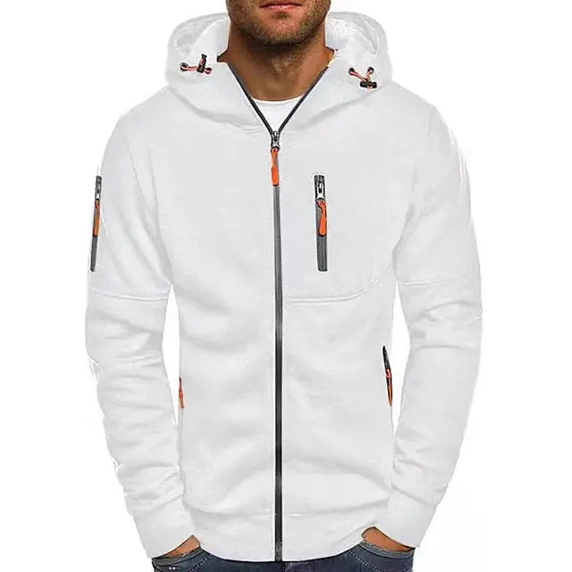Luca – Sportliche Kapuzenjacke Herren mit Reißverschluss