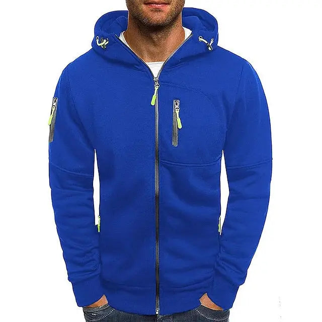 Luca – Sportliche Kapuzenjacke Herren mit Reißverschluss