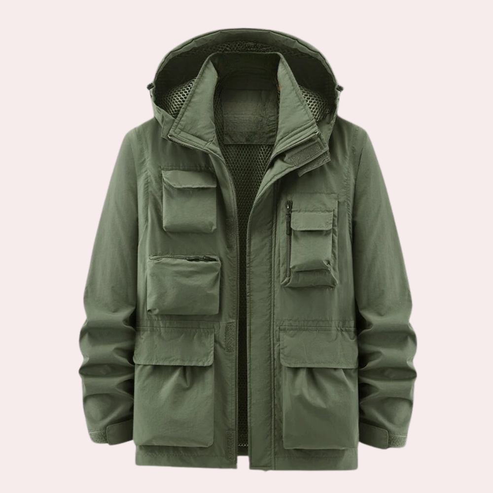 Ben – Multifunktionale Outdoorjacke Herren mit Kapuze