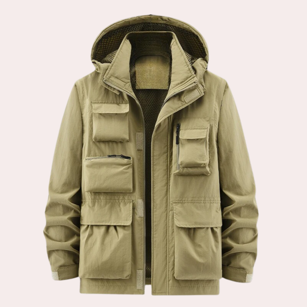 Ben – Multifunktionale Outdoorjacke Herren mit Kapuze