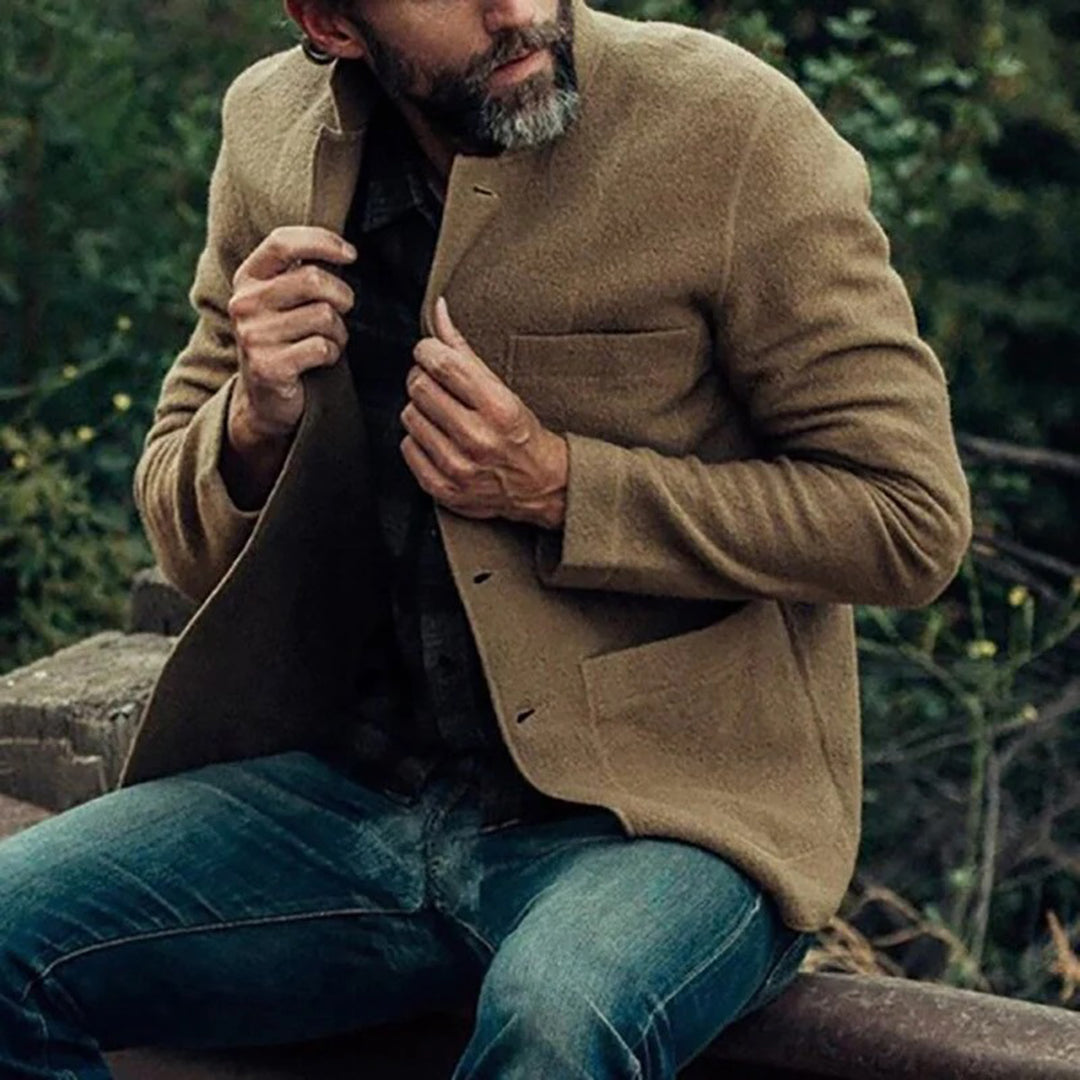 Felix - Herren Freizeitjacke mit Knopfleiste