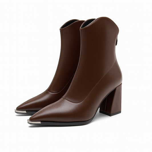 The Nocturne Vale – Women’s Sculpted Ankle Boots