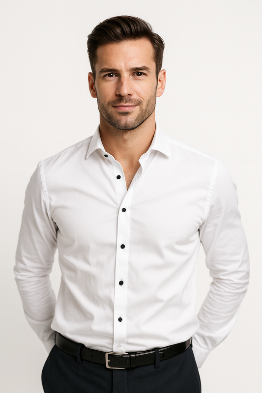 Álvaro – Slim-Fit Button-Down Dress Shirt