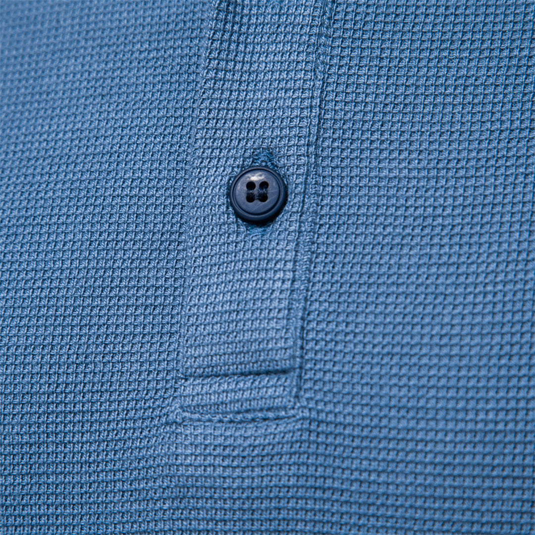Max - Herren Henley Shirt mit Knopfleiste