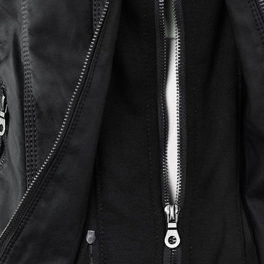 Elena – Kunstlederjacke mit Kapuze Damen