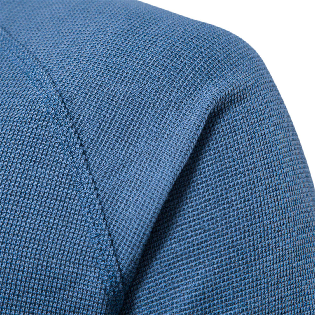 Max - Herren Henley Shirt mit Knopfleiste