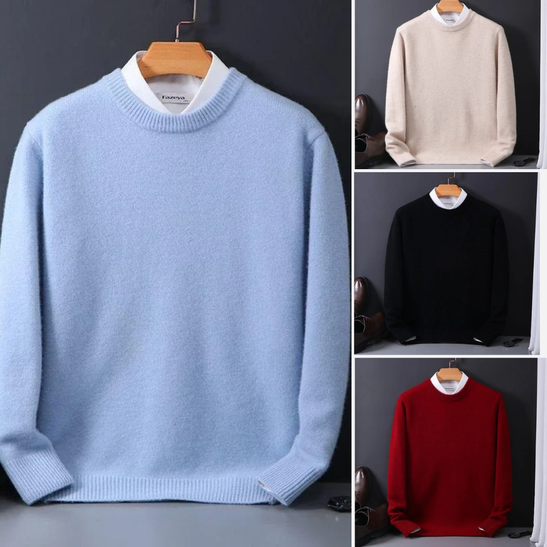 Leon - Herren Rundhals Pullover