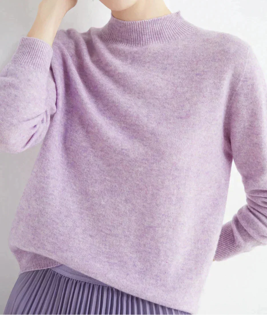 Clara – Klassischer Kaschmir Damenpullover
