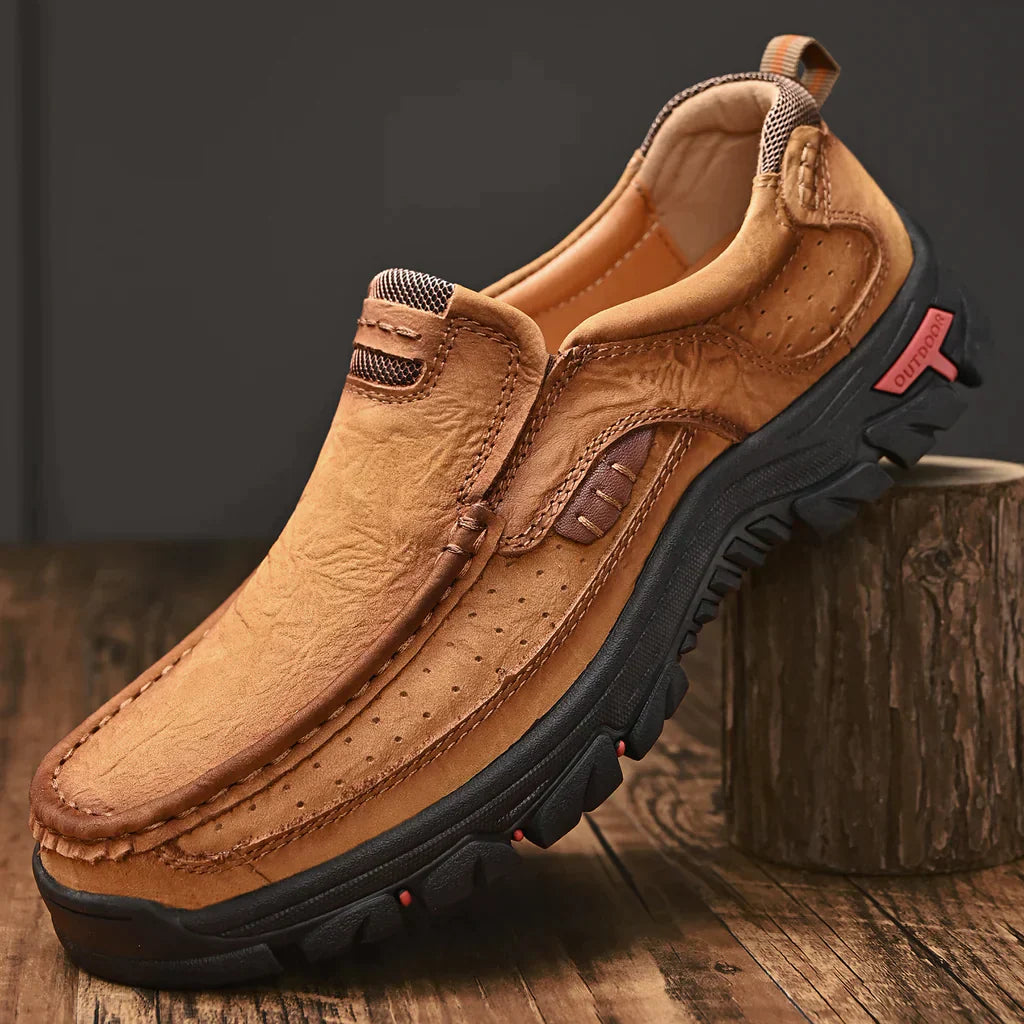 David - Herren Slipper mit rutschfester Sohle und Bequem-Passform