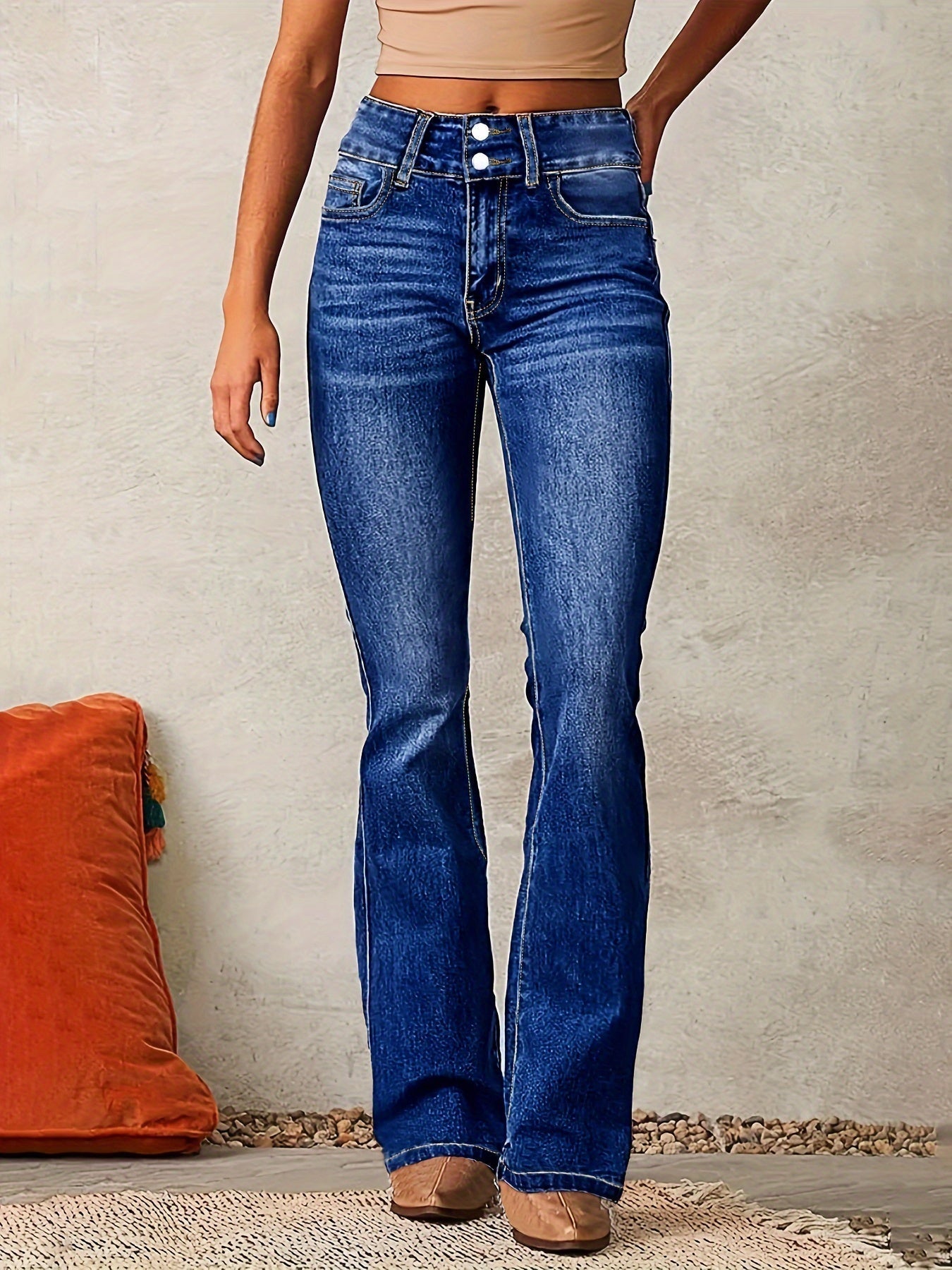 Sophie – High Waist Bootcut Jeans Damen