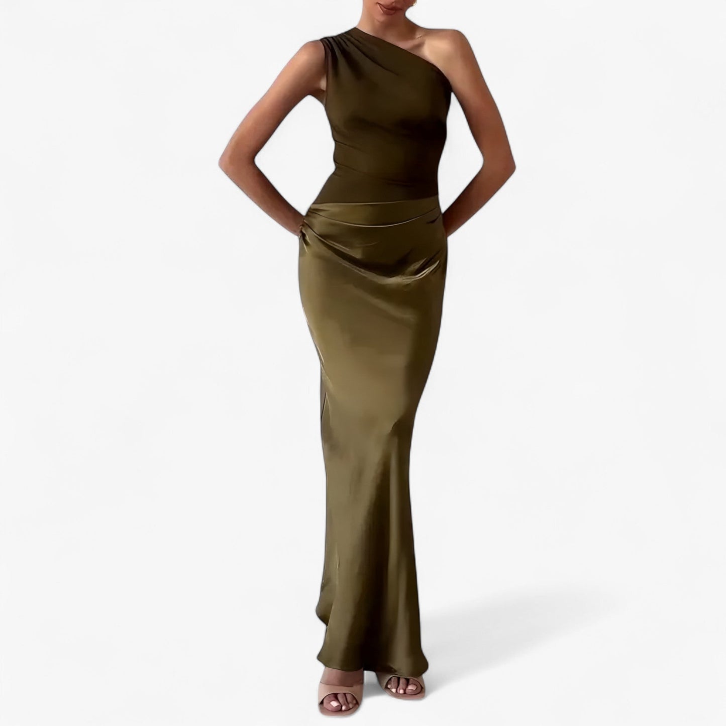 Elisa - Damen Abendkleid One-Shoulder