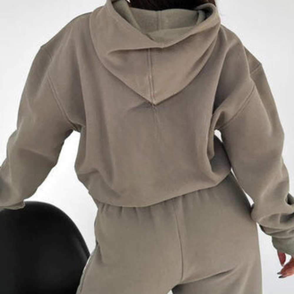 Sophia - Damen Hoodie Zweiteiler Set mit Jogginghose