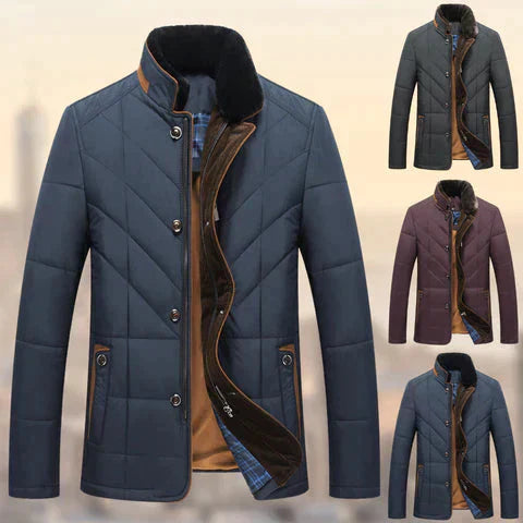 Héctor – Steppjacke mit Kunstfell-Innenfutter