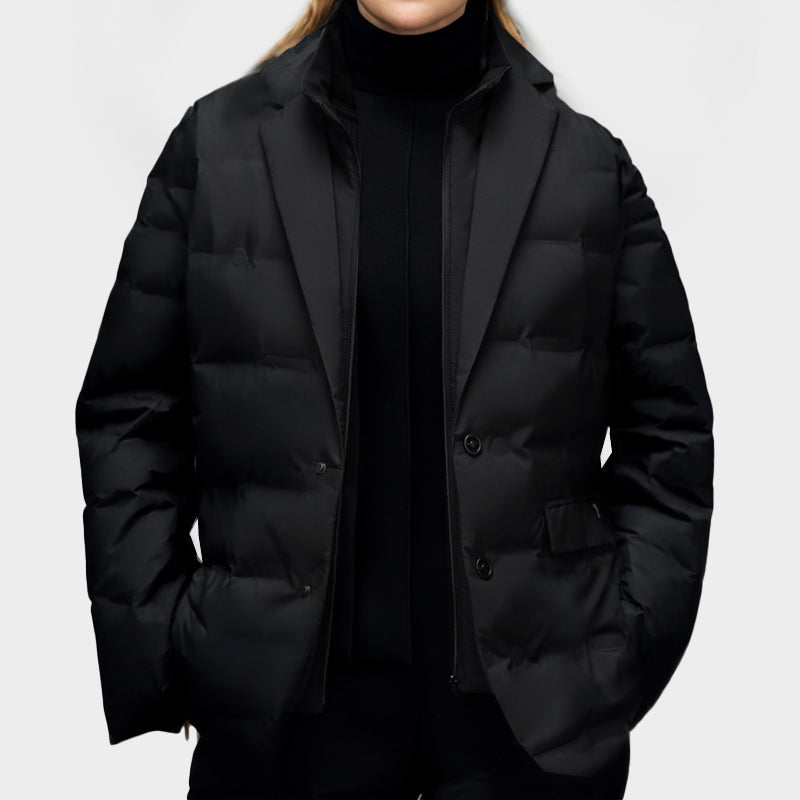 Clara – Gepolsterte Winterjacke mit Blazer-Design Damen
