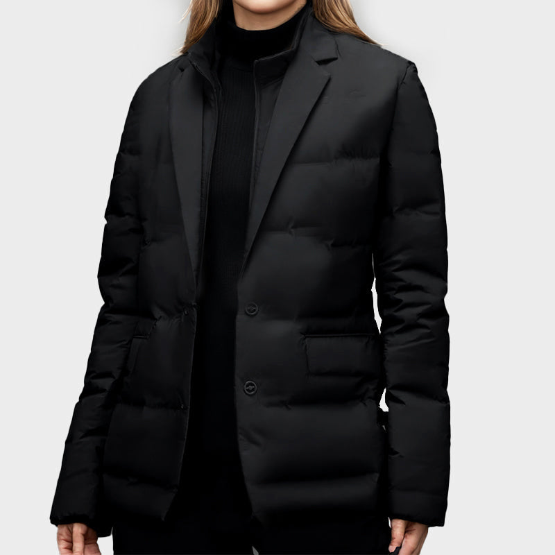 Clara – Gepolsterte Winterjacke mit Blazer-Design Damen