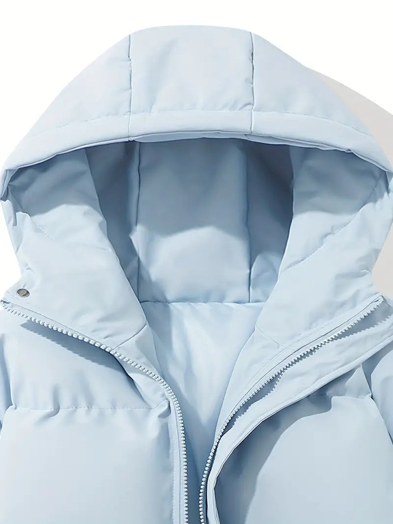 Sofia - Damen Winterjacke Pufferjacke mit Kapuze