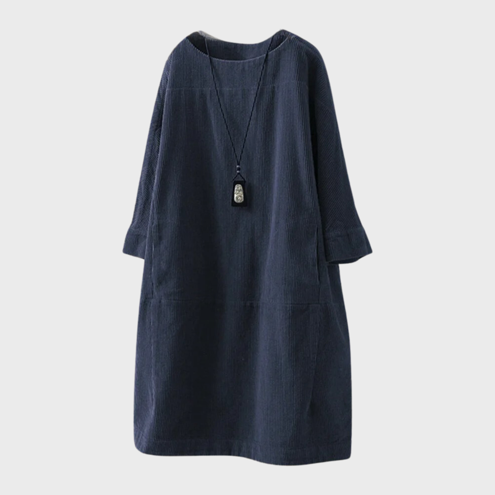Clara - Damen Freizeitkleid mit lockerer Passform