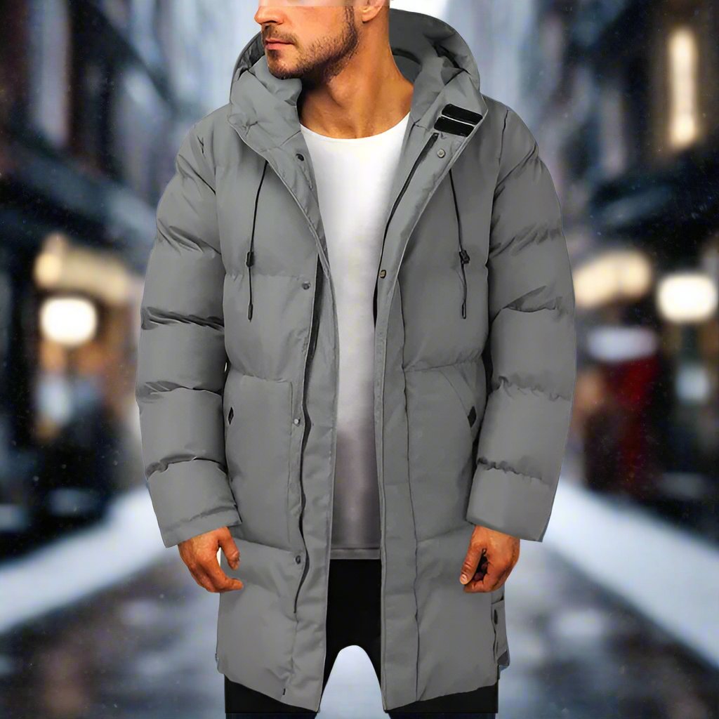Max – Langer Herren Parka mit Kapuze