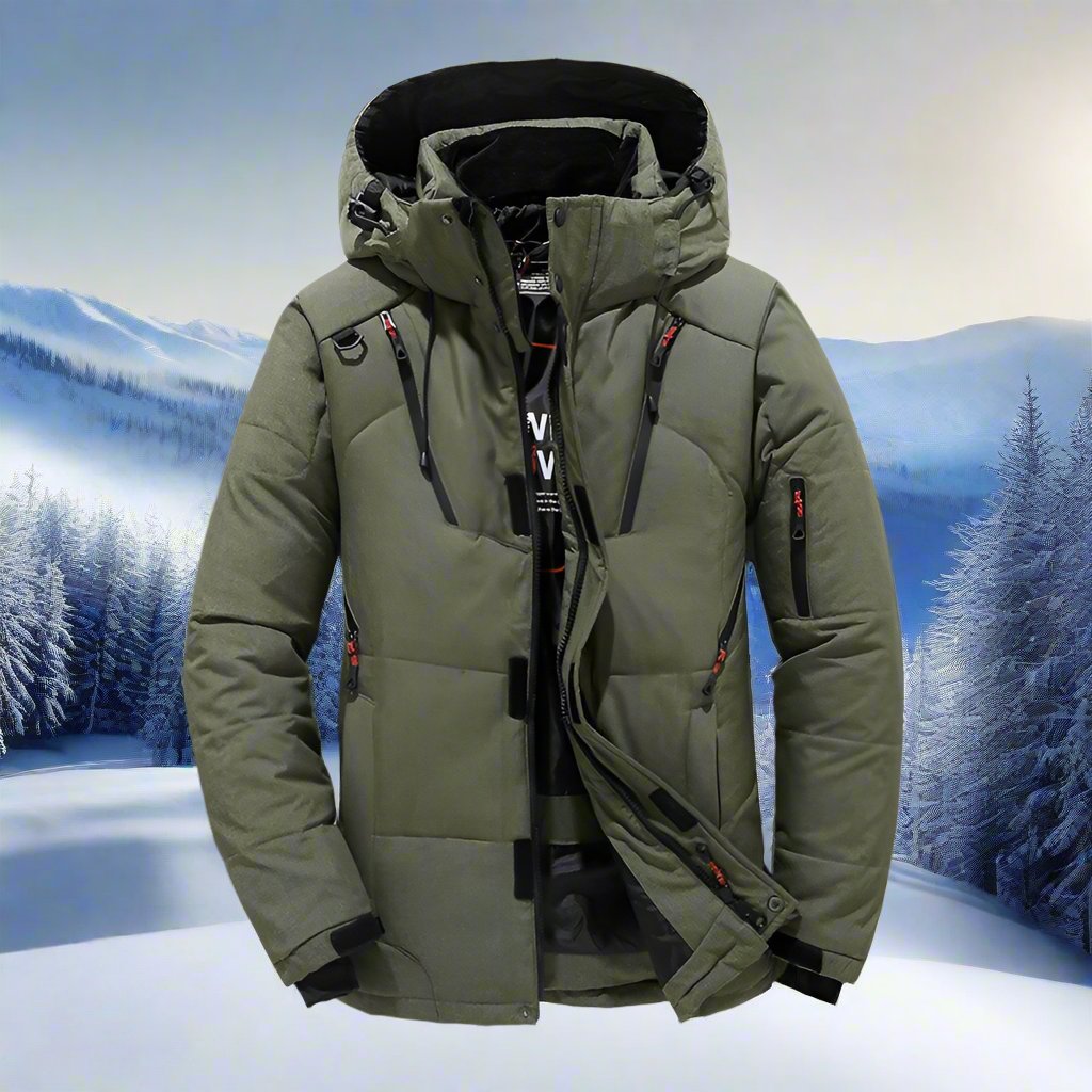 Arvid - Herren Winterjacke wasserabweisend mit Kapuze