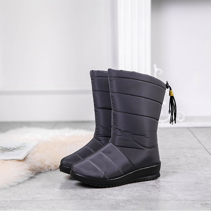 Lina – Gefütterte Winterstiefel Damen mit Rutschfester Sohle