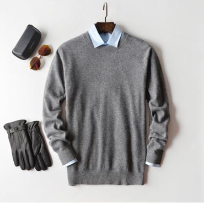 Noel – Kaschmirpullover Herren mit Rundhalsausschnitt