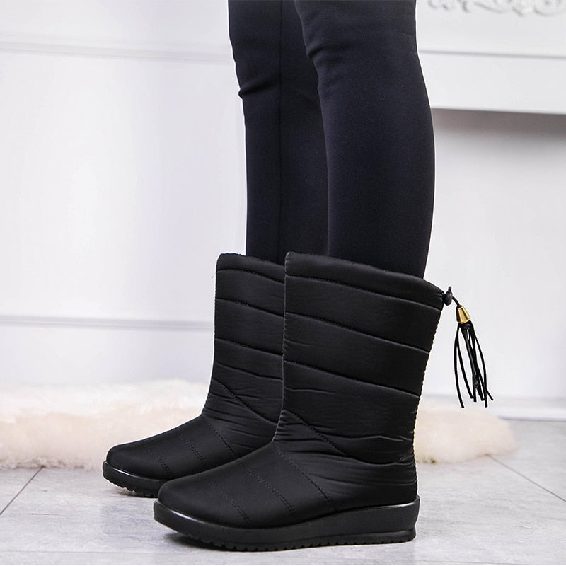 Lina – Gefütterte Winterstiefel Damen mit Rutschfester Sohle