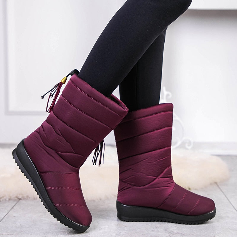 Lina – Gefütterte Winterstiefel Damen mit Rutschfester Sohle