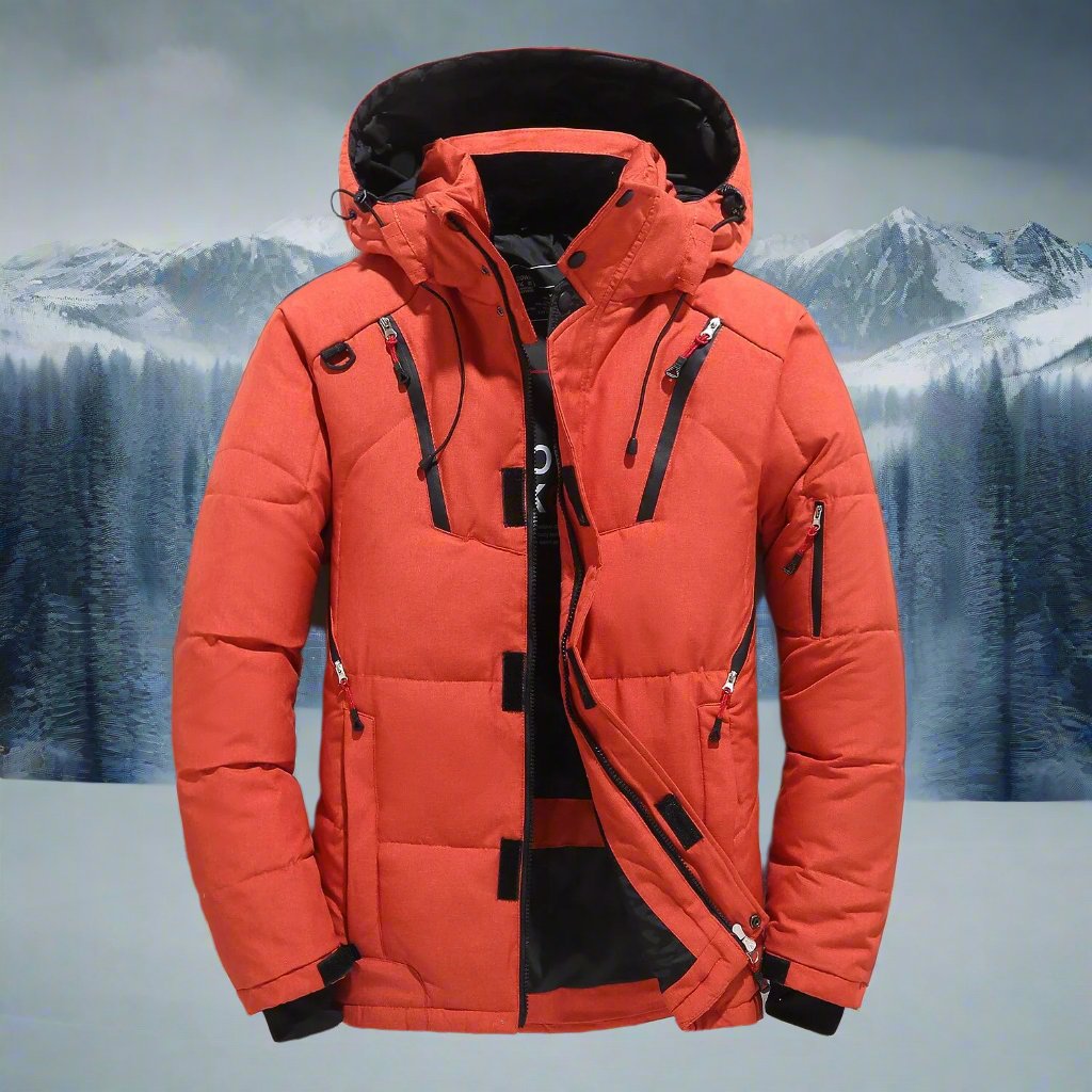 Arvid - Herren Winterjacke wasserabweisend mit Kapuze