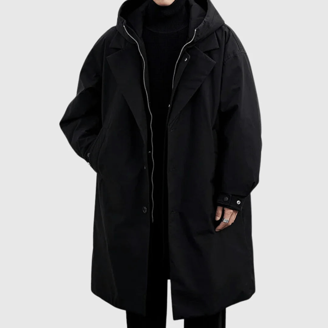 Lennard – Oversize Mantel mit Kapuze für Herren