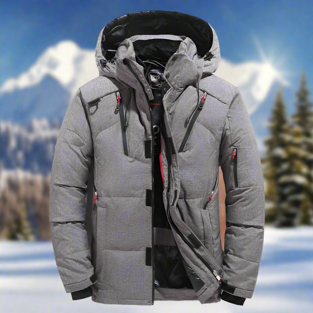 Arvid - Herren Winterjacke wasserabweisend mit Kapuze