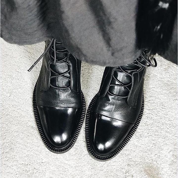 Lina – Leder-Schnürstiefel Damen