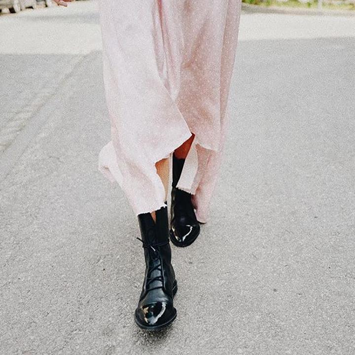 Lina – Leder-Schnürstiefel Damen