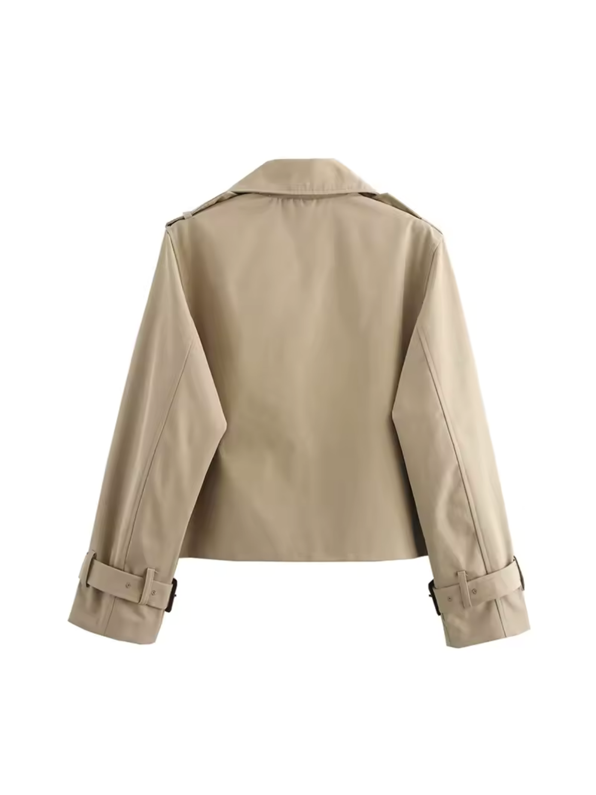 Lea – Damen Trenchjacke kurz geschnitten mit Doppelreihe