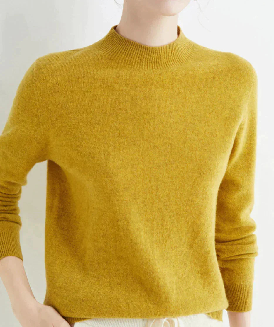 Clara – Klassischer Kaschmir Damenpullover