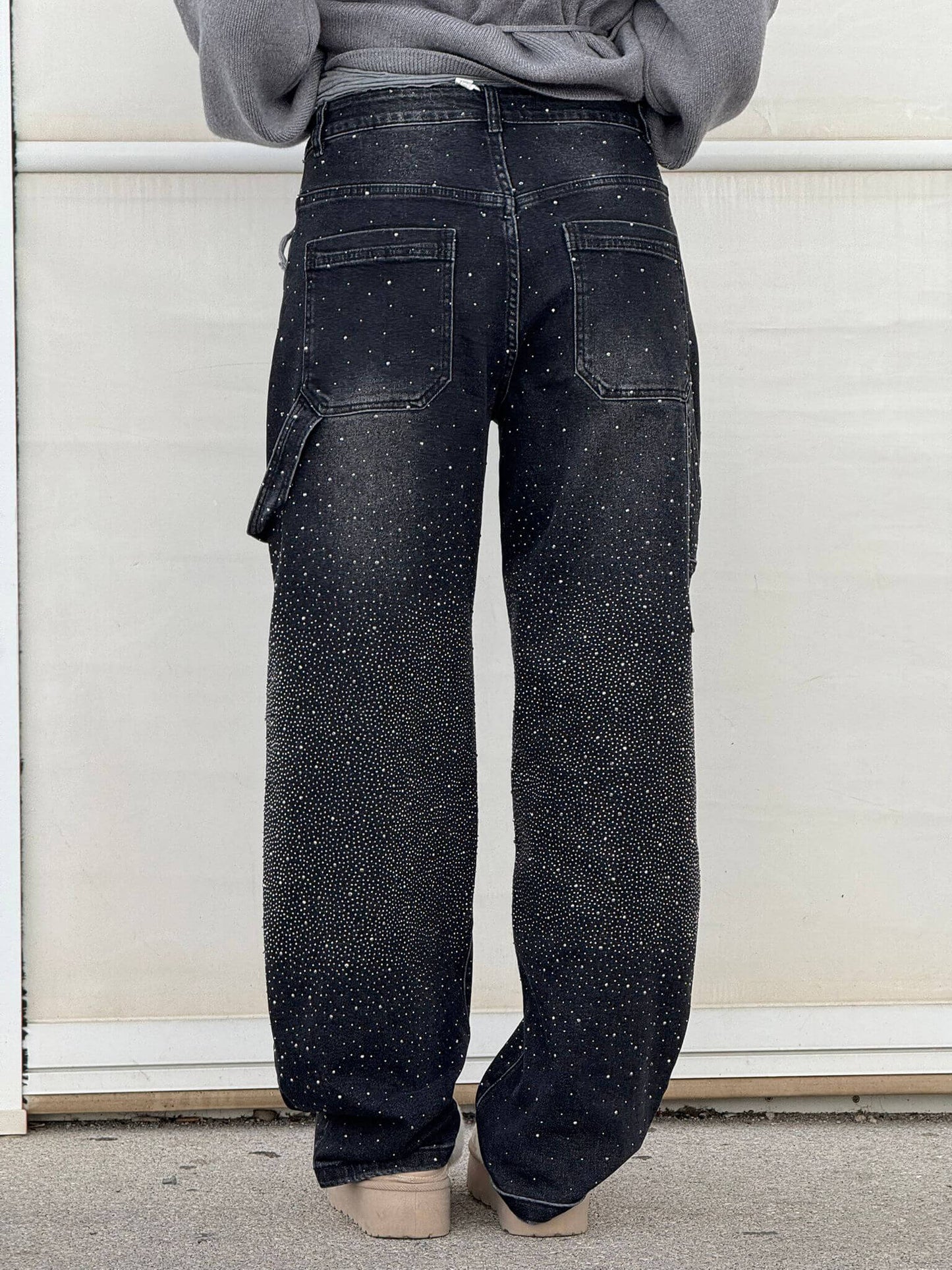 Nina – Glitzernde Baggy-Jeans Damen