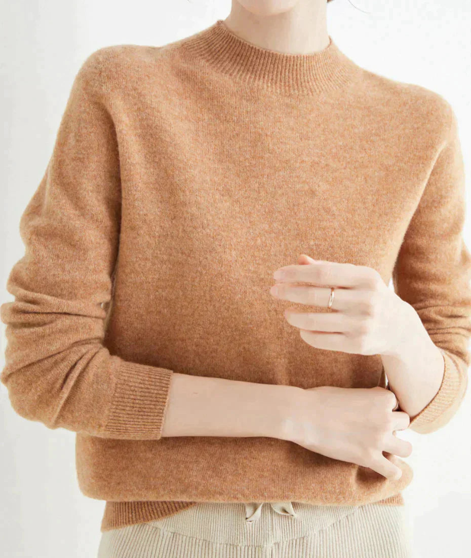 Clara – Klassischer Kaschmir Damenpullover