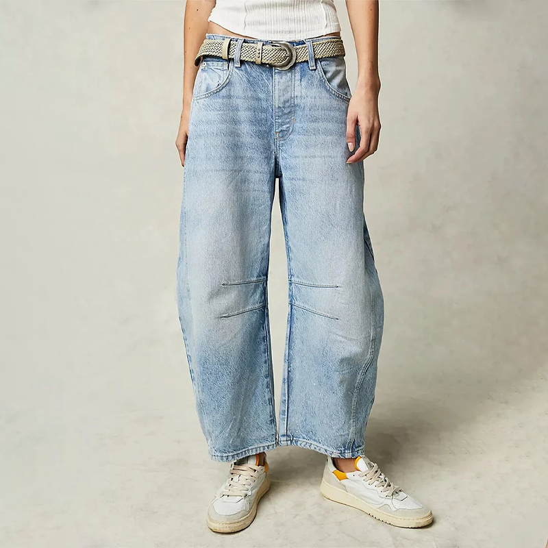 Ella – Weit geschnittene Jeans Damen mit High Waist