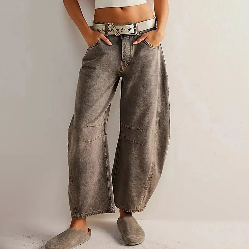 Ella – Weit geschnittene Jeans Damen mit High Waist
