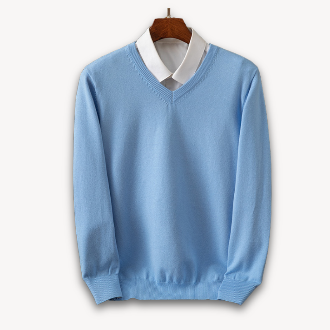Alexander - Herrenpullover mit V-Ausschnitt
