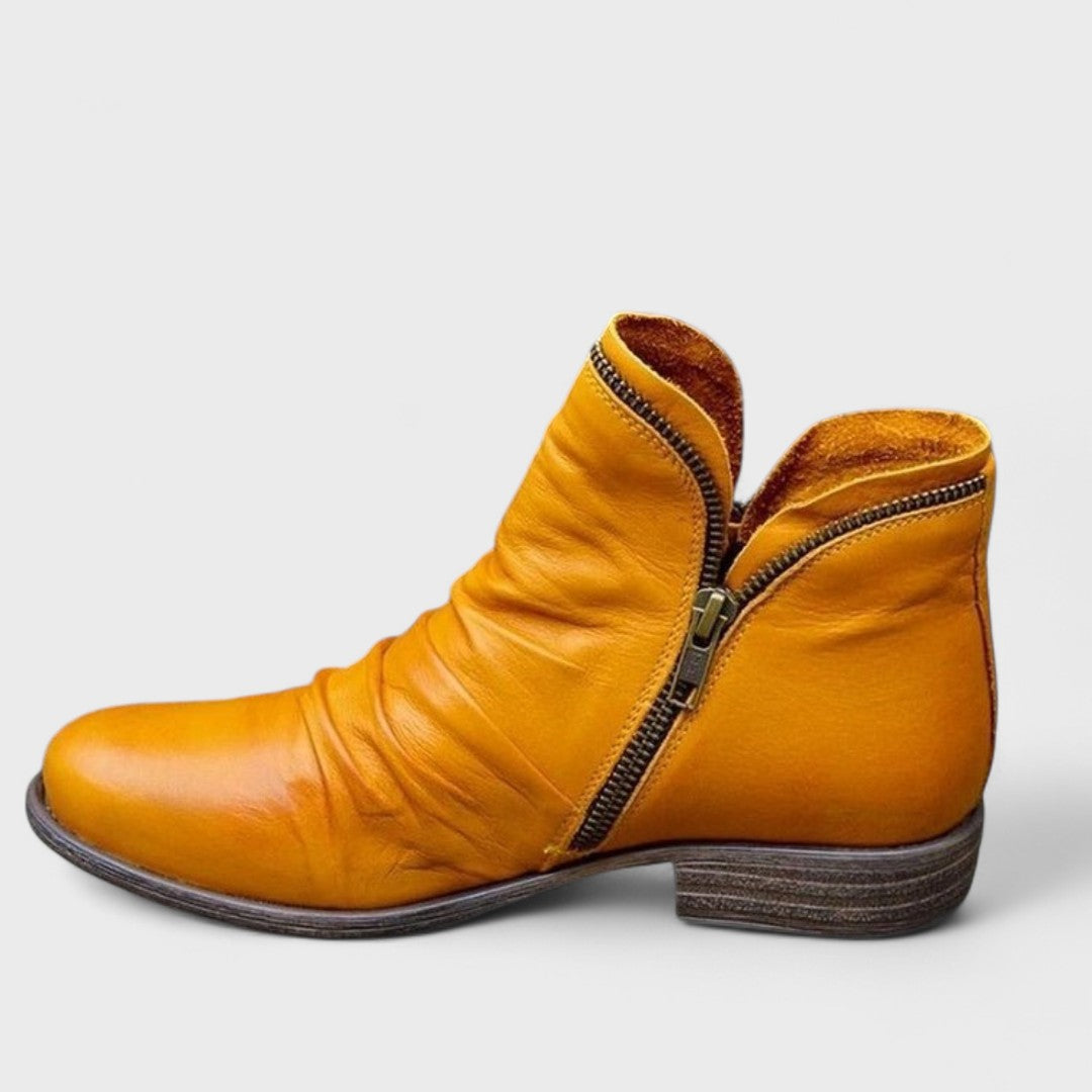 Mila - Damen Stiefeletten mit Reißverschluss