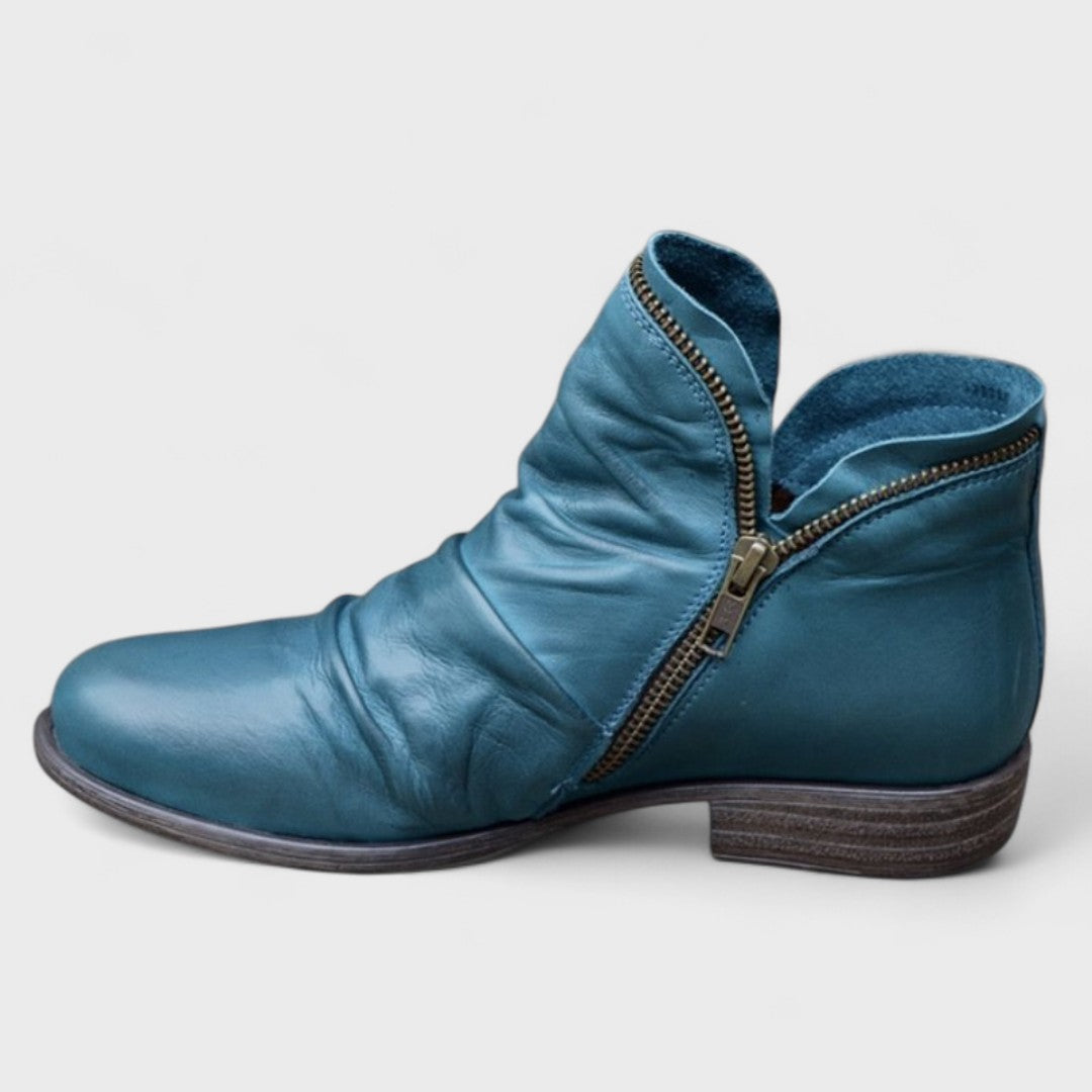 Mila - Damen Stiefeletten mit Reißverschluss