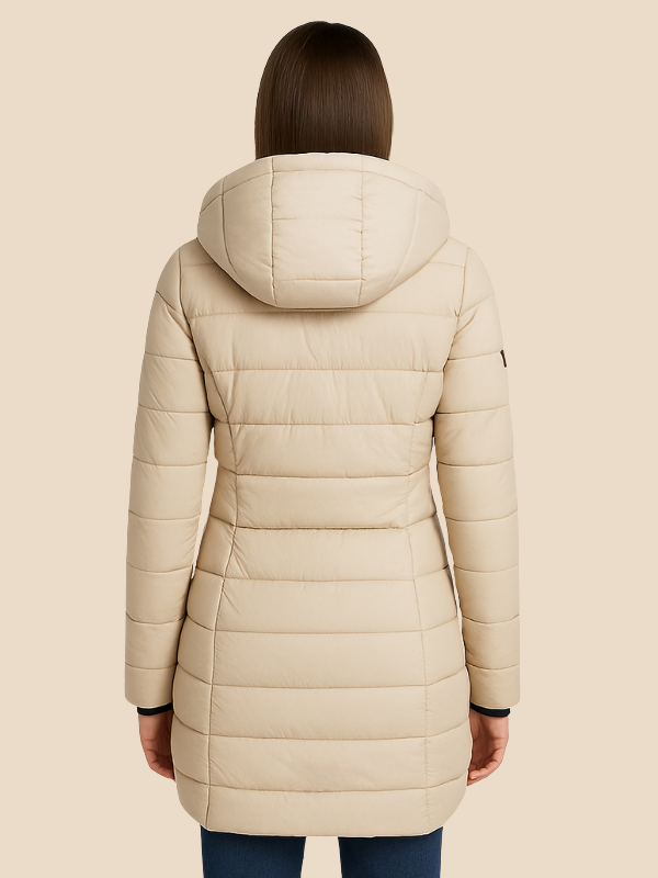 Clara - Damen Steppjacke mit Kapuze