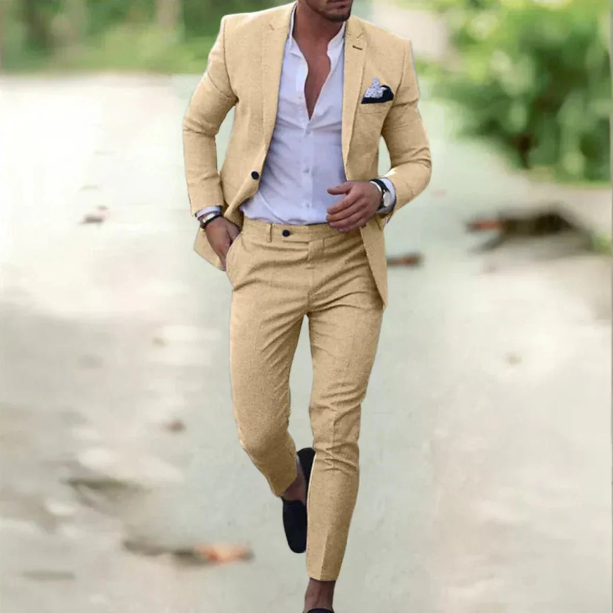 Leon - Herrenanzug mit Slim-Fit Schnitt