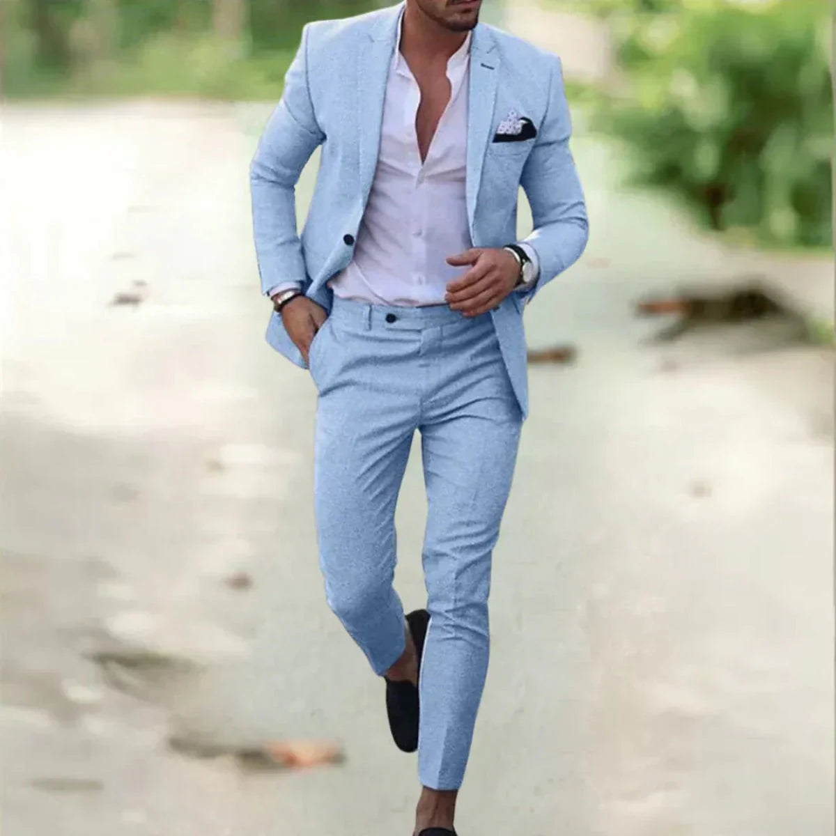Leon - Herrenanzug mit Slim-Fit Schnitt