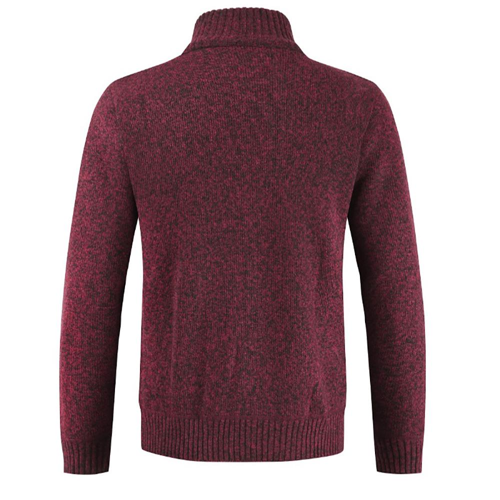 Jonas – Strickjacke Herren mit kariertem Innenfutter