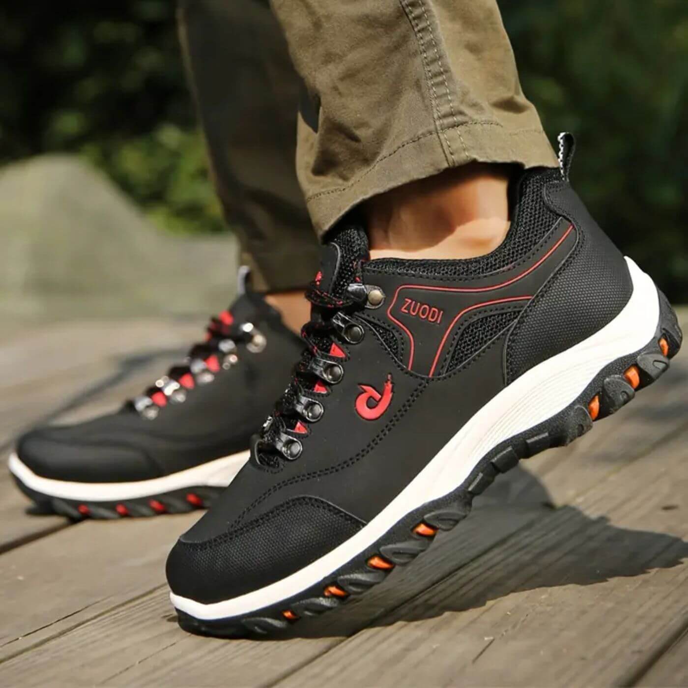 Aron – Herren Outdoor Wanderschuhe mit rutschfester Sohle